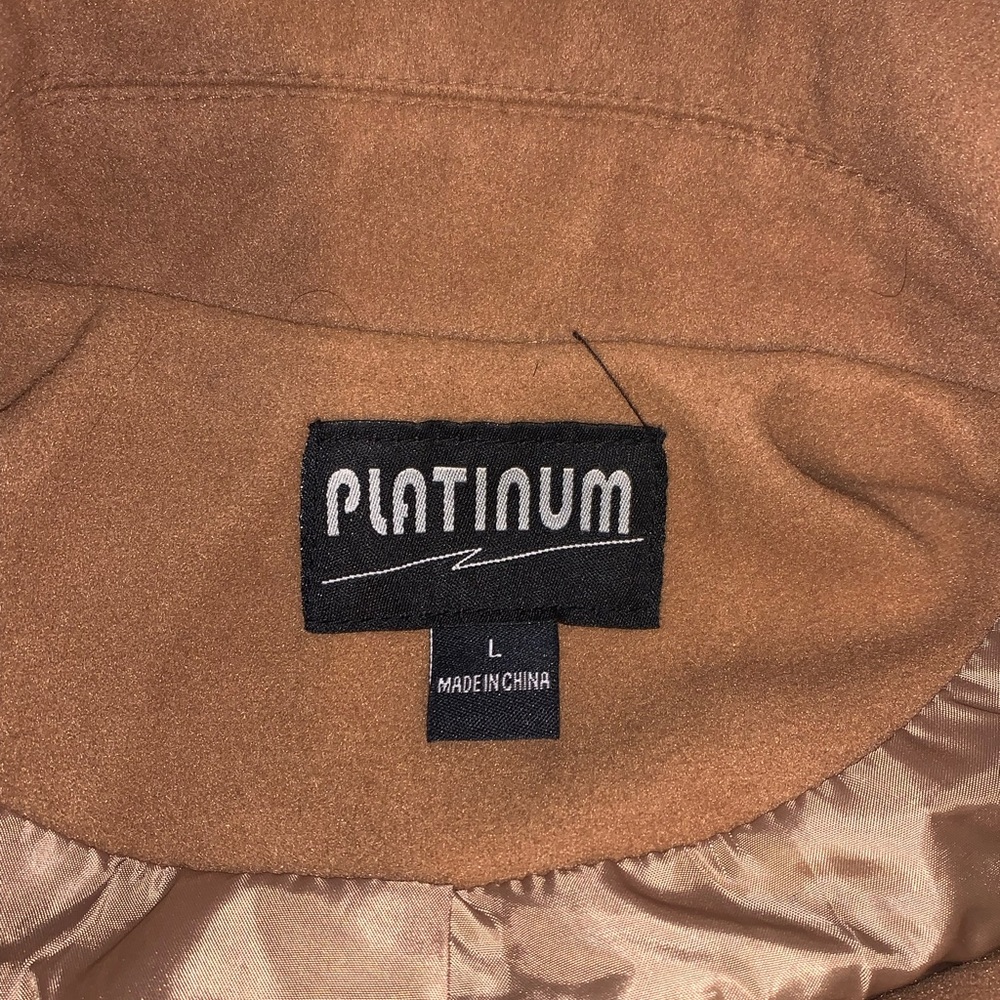 Women’s Brown Peacoat - Picture 2 of 3